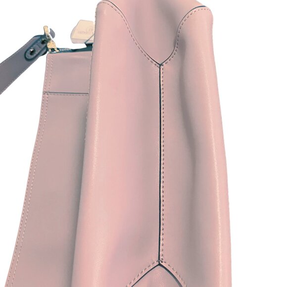 BOSTANTEN Pink Leather Shoulder Bag with Inner Pouch - Picture 7 of 12